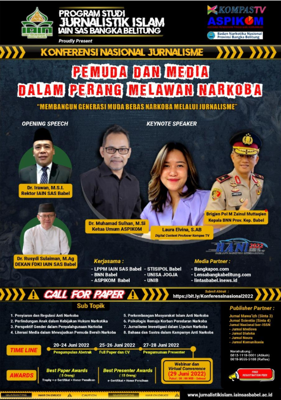 Prodi Jurnalistik Islam FDKI IAIN SAS BABEL Siap Gelar Konferensi Nasional Jurnalisme 2022