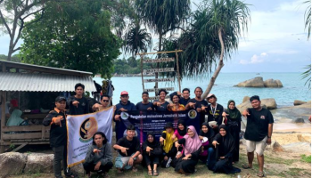 Himpunan Mahasiswa Program Studi Jurnalistik Islam FDKI IAIN SAS Babel Laksanakan Pengabdian Masyarakat di Kelurahan Jelitik, Sungailiat